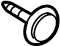 View W705342S424 Interior Grab Bar Screw Full-Sized Product Image
