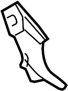 View 7A2Z17D942F Bumper Cover Bracket (Upper) Full-Sized Product Image