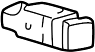 View F4DZ19986A HVAC Blower Control Switch Full-Sized Product Image