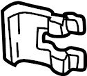 View F67Z7822023AB Door Lock Cylinder Clip Full-Sized Product Image