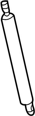 View F4TZ78406A10A Liftgate Lift Support Full-Sized Product Image