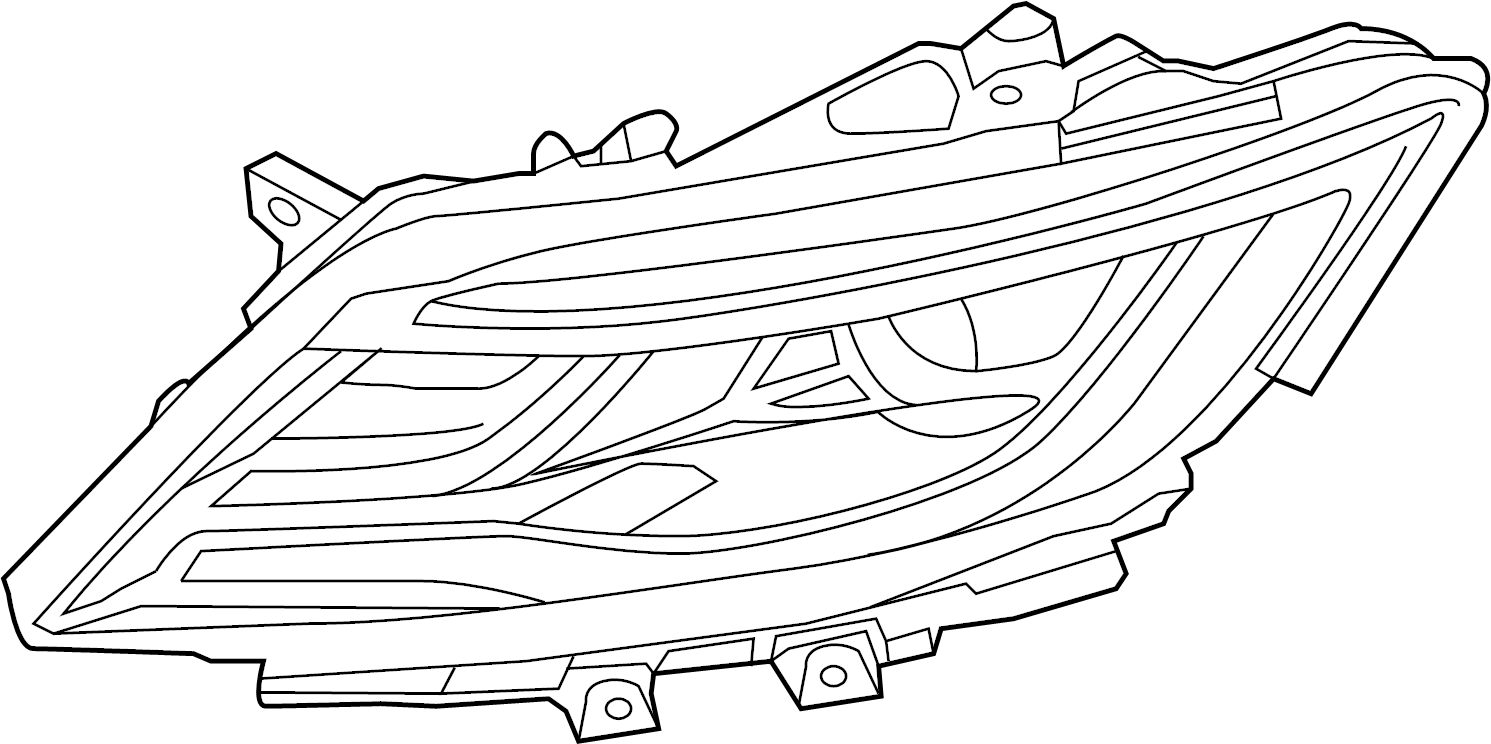 View EJ7Z13008H Headlight Full-Sized Product Image