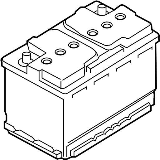 View BAGM48H6760 Vehicle Battery Full-Sized Product Image