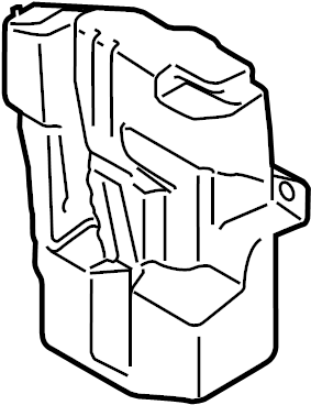View EJ7Z17618A Washer Fluid Reservoir Full-Sized Product Image