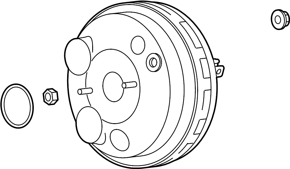 View EJ7Z2005C Power Brake Booster Full-Sized Product Image