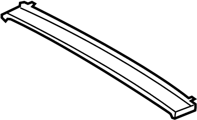 View EJ7Z7854022A Sunroof Drip Rail Full-Sized Product Image