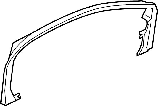View EJ7Z7800014AB Door Window Molding (Upper) Full-Sized Product Image