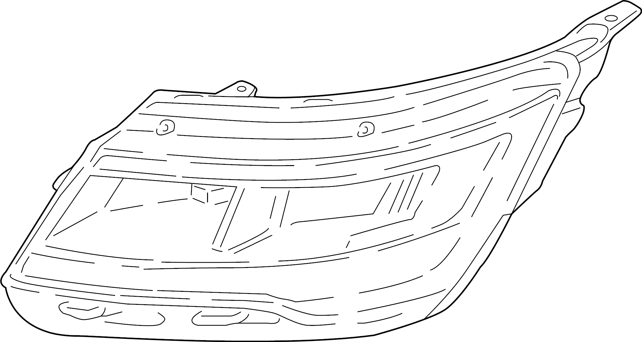 View LJ7Z13008L Headlight Assembly Full-Sized Product Image