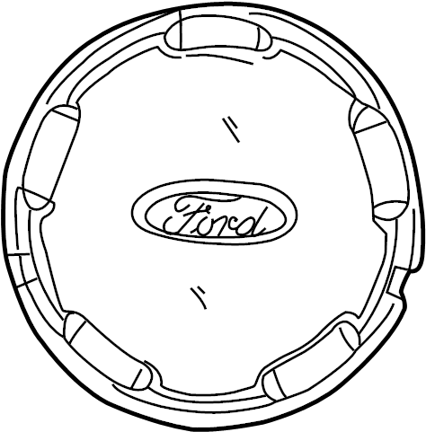 View YL8Z1130AB Wheel Cap Full-Sized Product Image