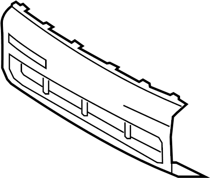 View 9L8Z8419AA Bumper Trim (Front, Lower) Full-Sized Product Image
