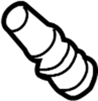 View 4C2Z9N285AA Engine Air Intake Hose Adapter Full-Sized Product Image