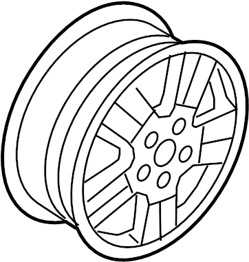 View 8L8Z1007G Wheel Full-Sized Product Image