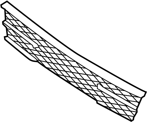 View CJ5Z17K945BA Grille (Upper, Lower) Full-Sized Product Image