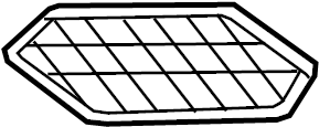View GJ5Z17K946AA Grille Full-Sized Product Image