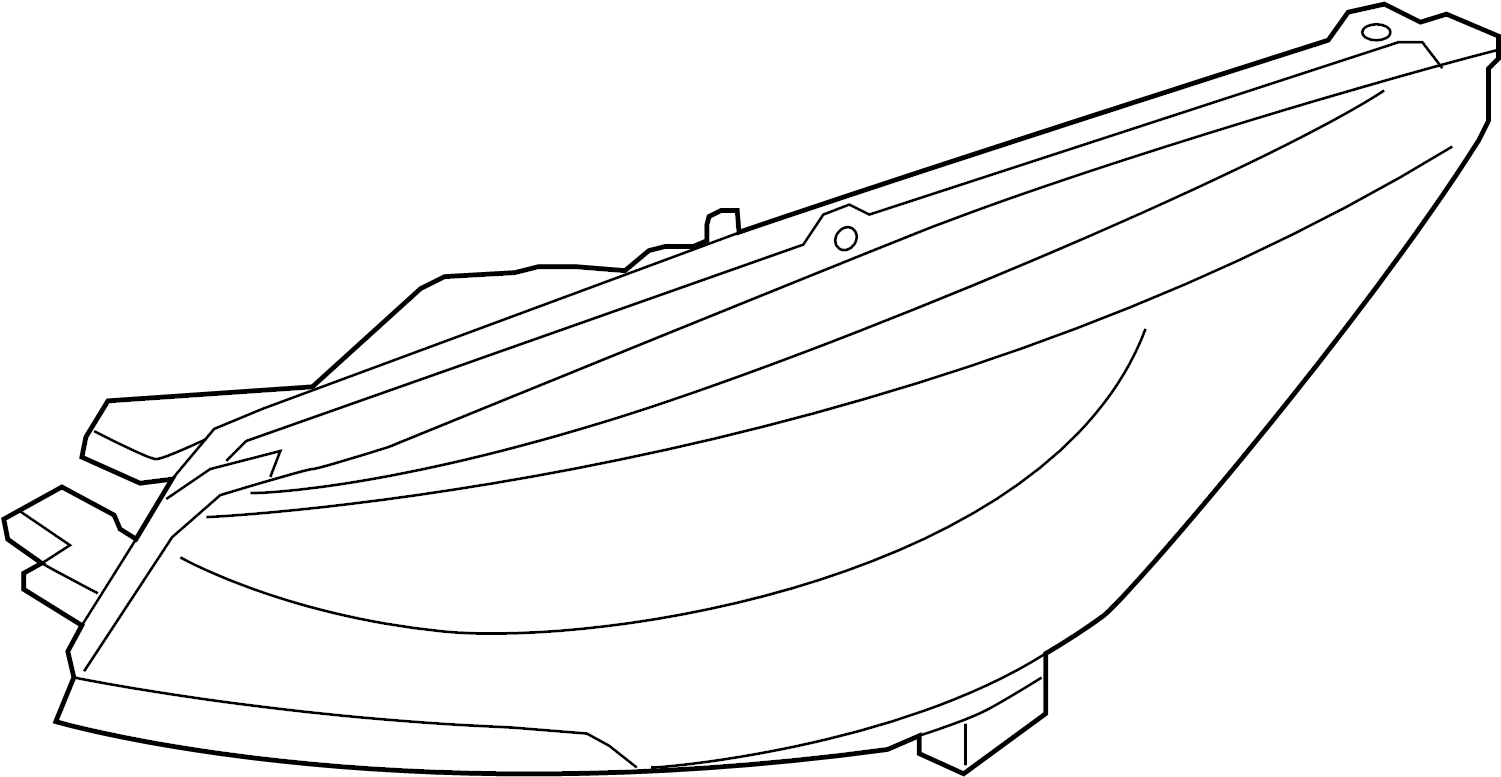 View GJ5Z13008S Headlight Full-Sized Product Image