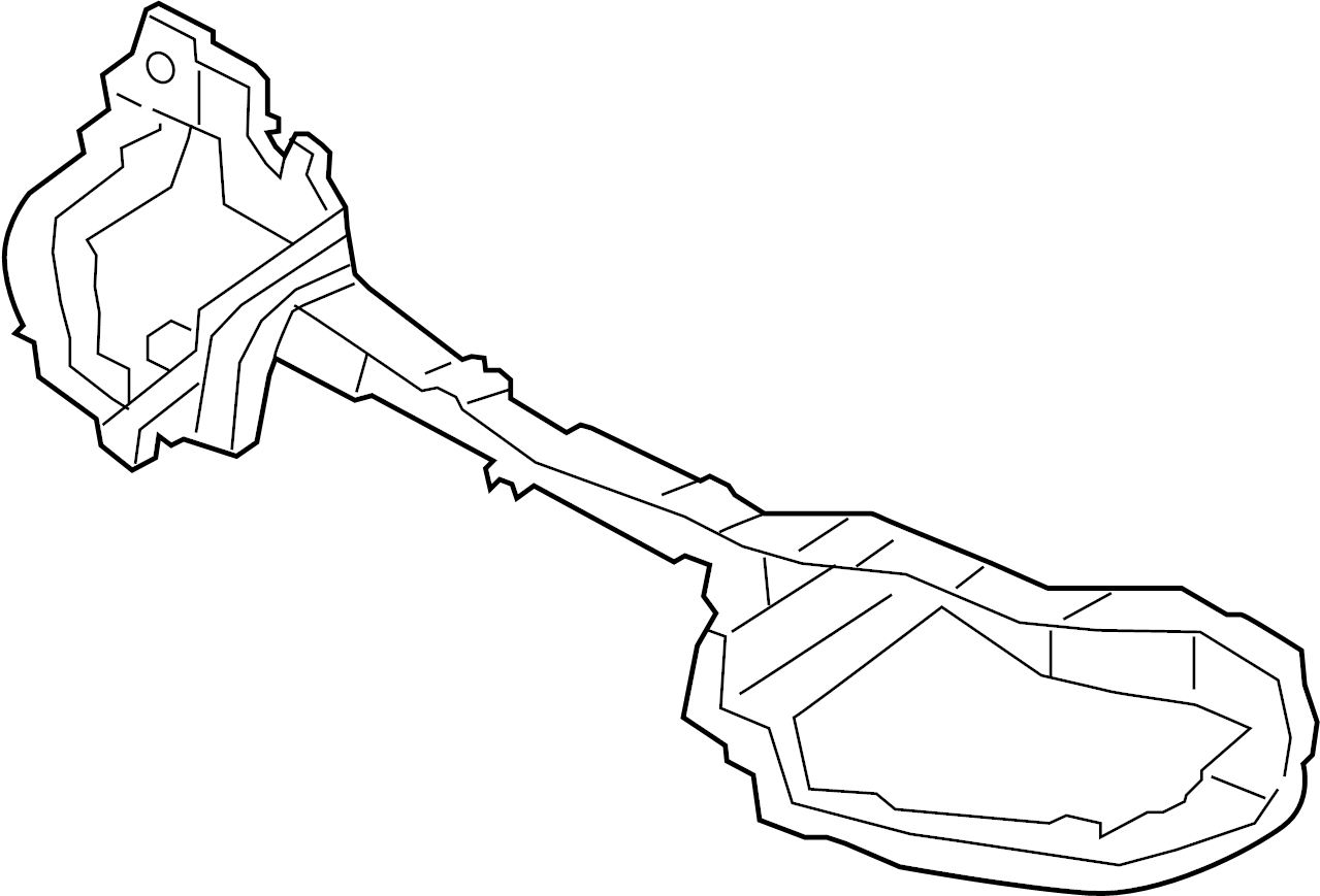 View CJ5Z8A284A Radiator Support Tie Bar (Upper) Full-Sized Product Image