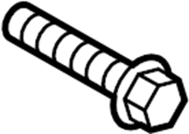 View W500315S442 Radiator Support Tie Bar Bolt (Lower) Full-Sized Product Image