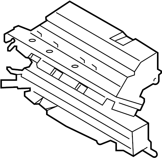 View CJ5Z8B455A Radiator Shutter Assembly Full-Sized Product Image