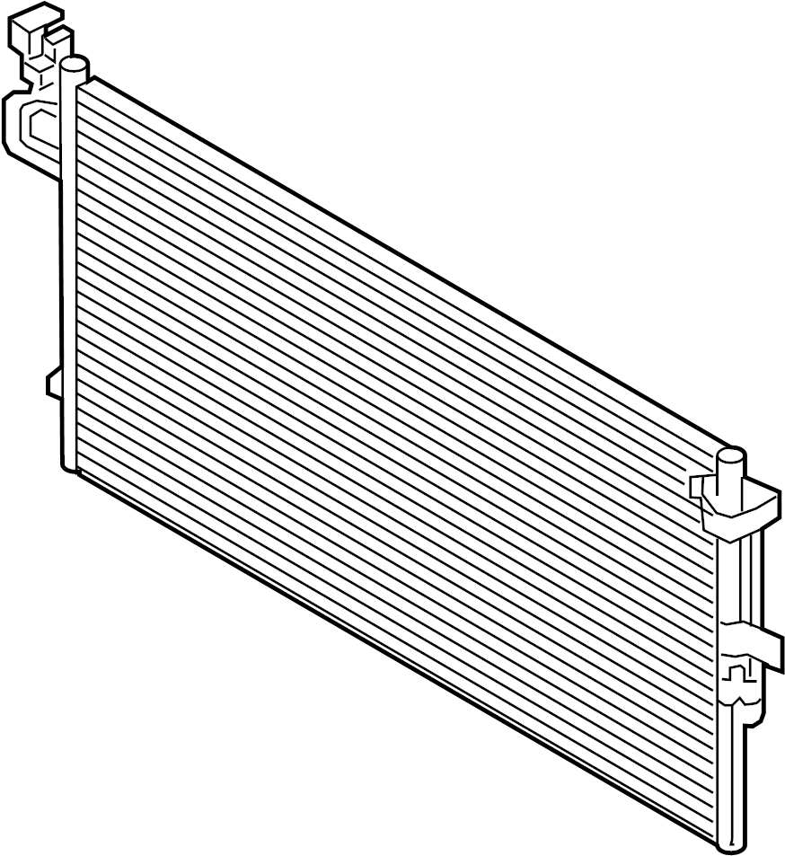 View EJ7Z19712B A/C Condenser Full-Sized Product Image