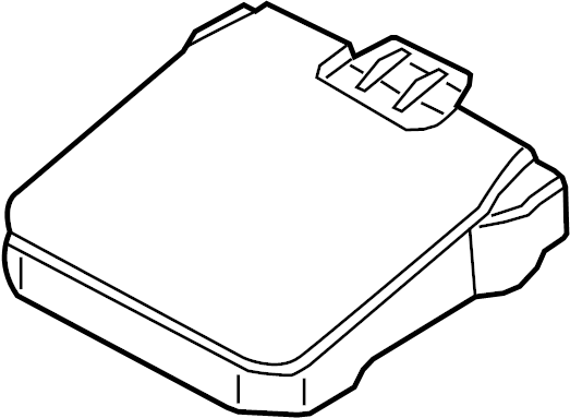 View AM5Z10A659A Battery Cover (Rear) Full-Sized Product Image