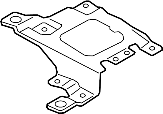 View CP9Z6K034A Support. Bracket. Reinforcement. Mount. (Lower) Full-Sized Product Image