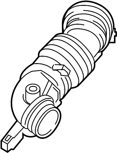 View GV6Z9B659B Engine Air Intake Hose Full-Sized Product Image