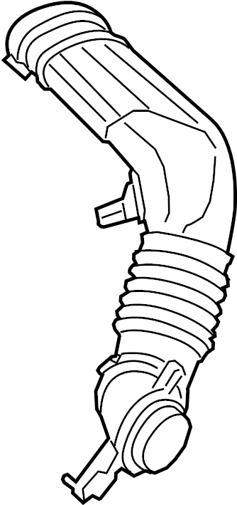 View CV6Z9B659F Engine Air Intake Hose Full-Sized Product Image