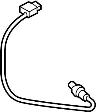 View FB5Z9G444C Oxygen Sensor (Rear, Lower) Full-Sized Product Image