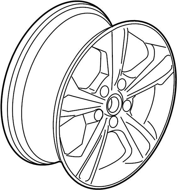 View CJ5Z1007A Wheel Full-Sized Product Image
