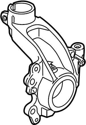 View CV6Z3K185B Steering Knuckle (Front) Full-Sized Product Image