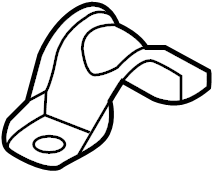 View CV6Z5486A Suspension Stabilizer Bar Bracket Full-Sized Product Image