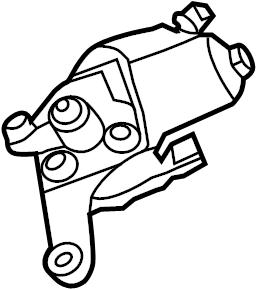 View CJ5Z17508E Windshield Wiper Motor (Front) Full-Sized Product Image