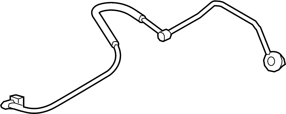 View CV6Z2420R Brake Vacuum Hose Full-Sized Product Image