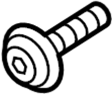 View W708591S450B Screw. Bumper. (Rear) Full-Sized Product Image