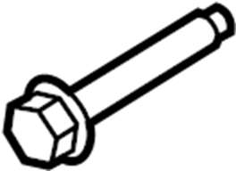 View W505156S424 SCREW. Cluster. Instrument. Door.  Full-Sized Product Image