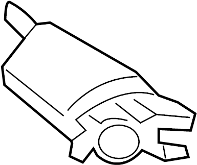 View CJ5Z78043B13AA Steering Wheel Air Bag Full-Sized Product Image