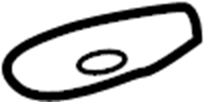 View CJ5Z78672A40AA Sun Visor Cap Full-Sized Product Image