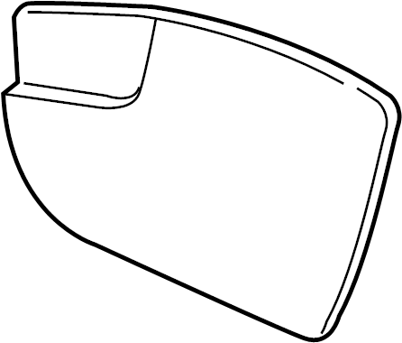 View CJ5Z17K707F Door Mirror Glass (Rear) Full-Sized Product Image