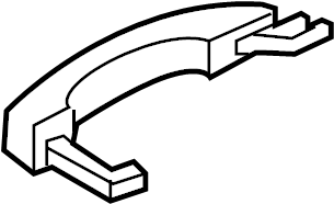 View AM5Z1722404JCPTM Exterior Door Handle Full-Sized Product Image