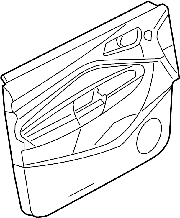 View GJ5Z7823943BB Door Interior Trim Panel (Lower) Full-Sized Product Image