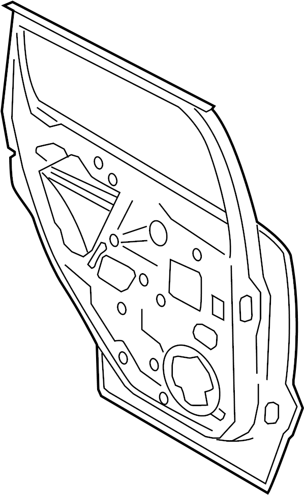 View CJ5Z7824630A Door Shell (Rear) Full-Sized Product Image
