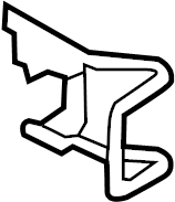 View CJ5Z58313A68A Tie Down Hook Full-Sized Product Image