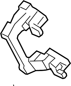 View 3M5Z2B511A Disc Brake Caliper Bracket Full-Sized Product Image