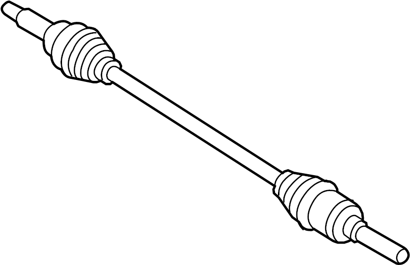 View CV6Z4K138D CV Axle Assembly Full-Sized Product Image