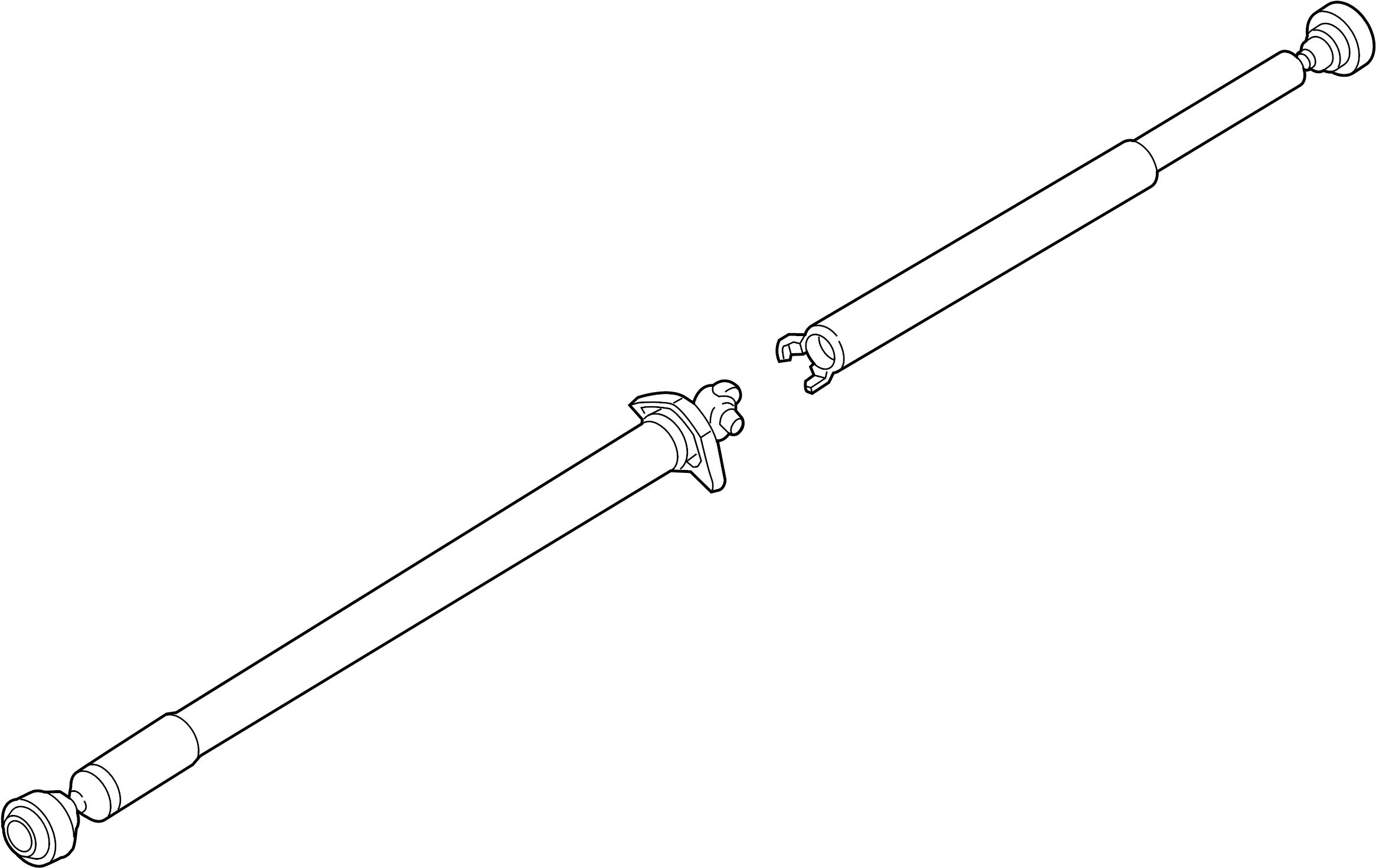 View EJ7Z4R602D Drive Shaft Full-Sized Product Image