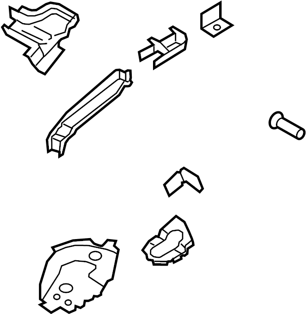 View CV6Z7810124A Floor Side Rail (Rear) Full-Sized Product Image