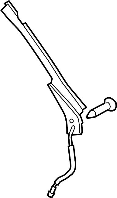 View CJ5Z78406A77A Liftgate Pull Handle Full-Sized Product Image