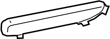 View CJ5Z7831458AA Liftgate Trim Cover (Lower) Full-Sized Product Image