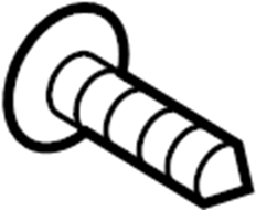 View W702738S424 Liftgate Pull Handle Screw Full-Sized Product Image