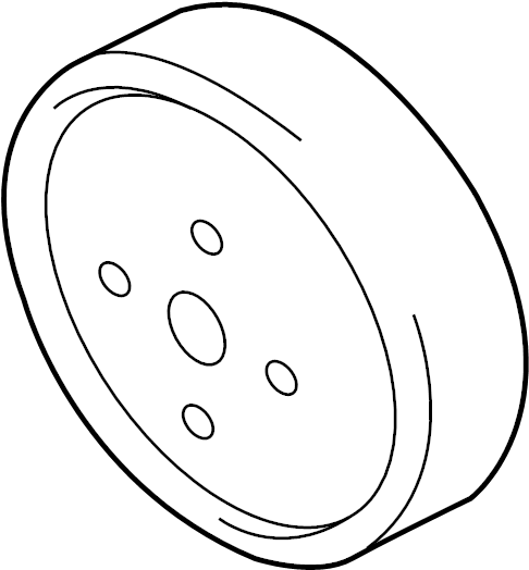 View DS7Z8509A Engine Water Pump Pulley Full-Sized Product Image
